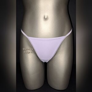 💕NWT SKIMS Fits Everybody Thong G T String T-string Lilac Purple LILY M